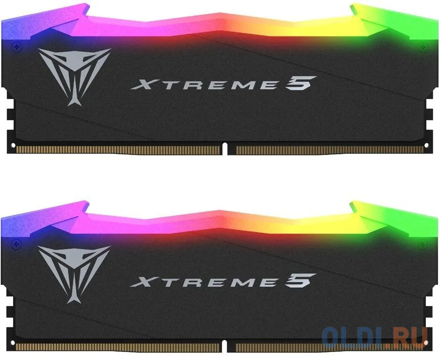 Оперативная память для компьютера Patriot Viper Xtreme 5 RGB DIMM 32Gb DDR5 7800 MHz PVXR532G78C38K