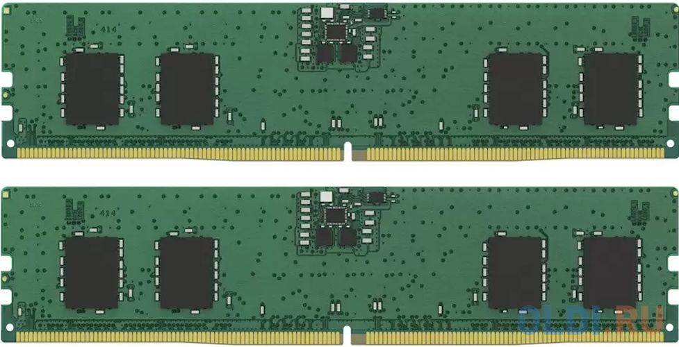 Оперативная память для компьютера Kingston ValueRAM DIMM 16Gb DDR5 5200 MHz KVR52U42BS6K2-16 оперативная память для компьютера kingston fury beast rgb dimm 16gb ddr5 5200 mhz kf552c40bba 16