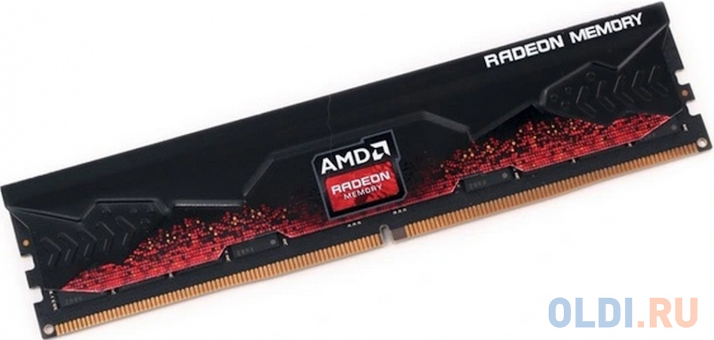 16GB AMD Radeon™ DDR5 5200 DIMM Entertainment Series Black Gaming Memory R5S516G5200U1S Non-ECC, CL40, 1.1V, Heat Shield, RTL (R5S516G5200U1S)