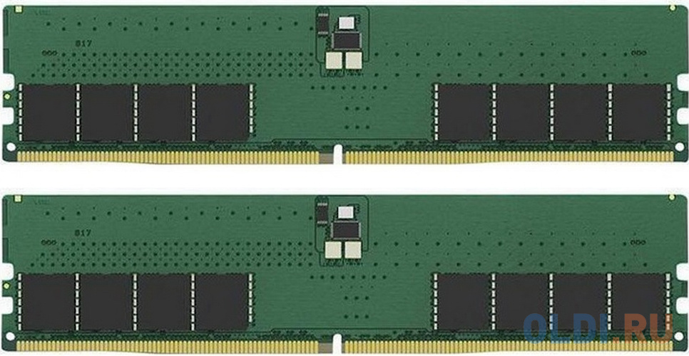 64GB Kingston DDR5 4800 DIMM KVR48U40BD8K2-64 Non-ECC , CL40, 1.1V, (Kit of 2) 2RX8  288-pin 16Gbit, RTL - фото 1