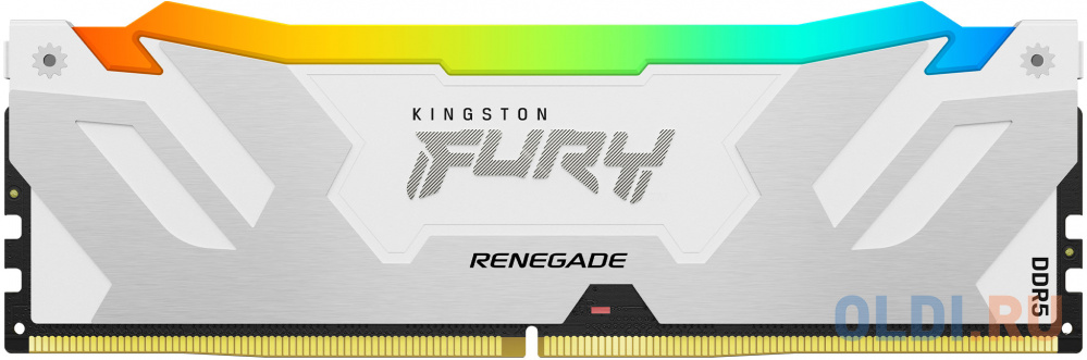 Оперативная память для компьютера Kingston Fury Renegade DIMM 32Gb DDR5 6000 MHz KF560C32RWA-32 модуль памяти kingston 16gb u dimm ddr5 6800мгц cl32 fury renegade silver