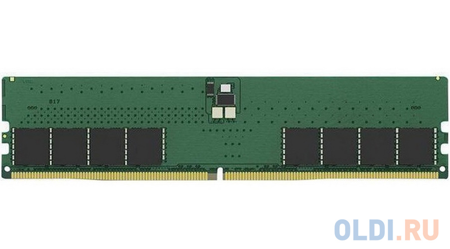 Оперативная память для компьютера Kingston KVR56U46BD8-32 DIMM 32Gb DDR5 5600 MHz KVR56U46BD8-32 оперативная память для компьютера amd entertainment series gaming memory dimm 8gb ddr5 5600 mhz r558g5600u1s u
