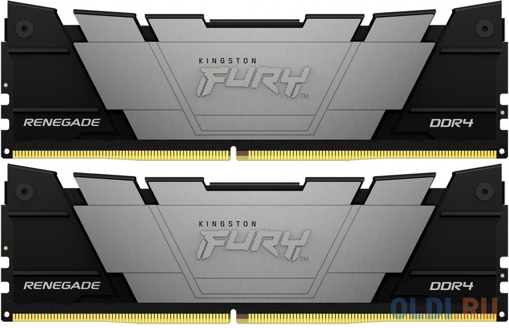 Оперативная память для компьютера Kingston Fury Renegade DIMM 64Gb DDR4 3200 MHz KF432C16RB2K2/64