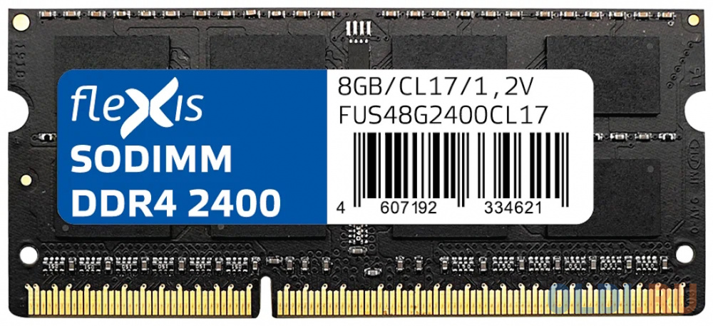    Flexis 8GB DDR4 SODIMM 2400MHz (PC4-19200) 1, 2V