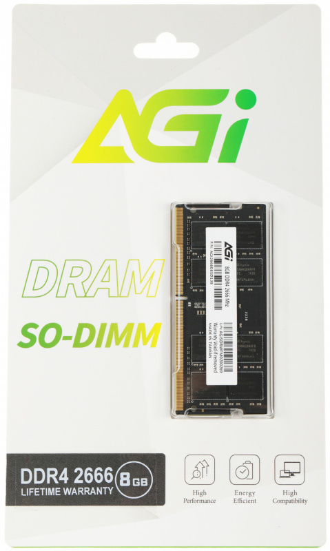 

Память DDR4 8Gb 2666MHz AGi AGI266608SD138 SD138 RTL PC4-21300 SO-DIMM 260-pin 1.2В Ret