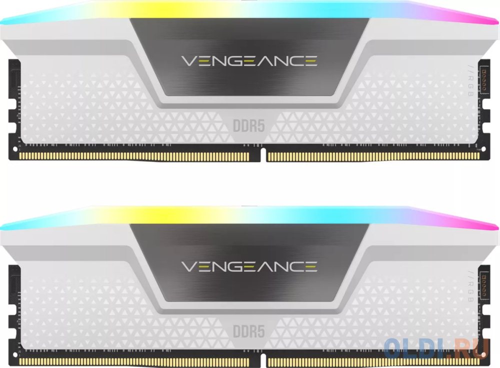 

Оперативная память для компьютера Corsair Vengeance RGB White DIMM 32Gb DDR5 6400 MHz CMH32GX5M2B6400C36W