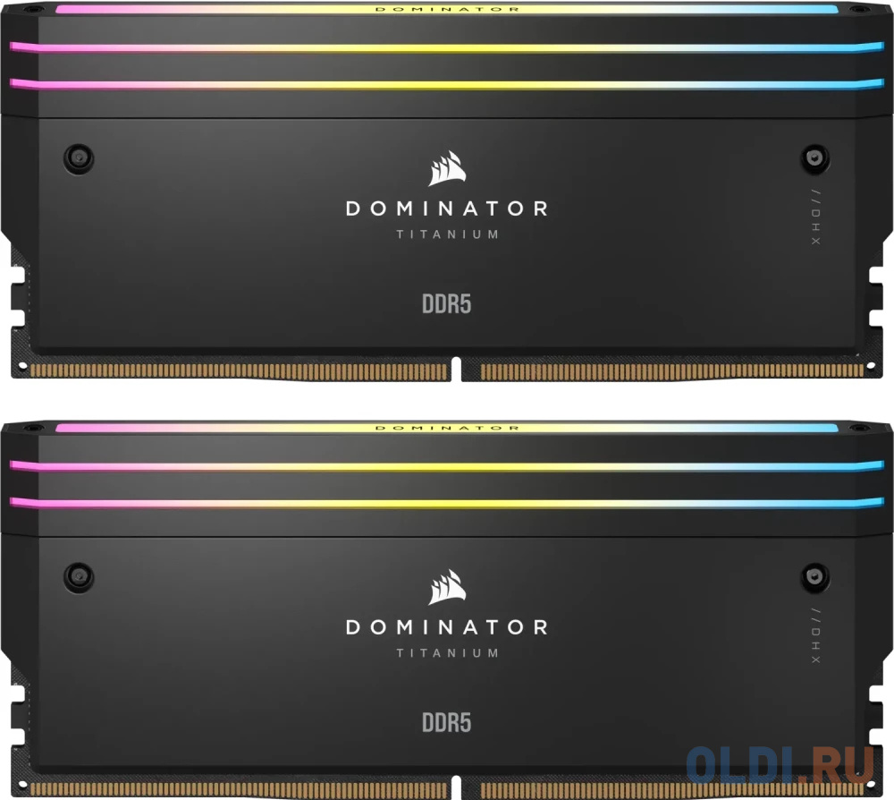 

Оперативная память для компьютера Corsair Dominator Titanium RGB DIMM 96Gb DDR5 6600 MHz CMP96GX5M2B6600C32