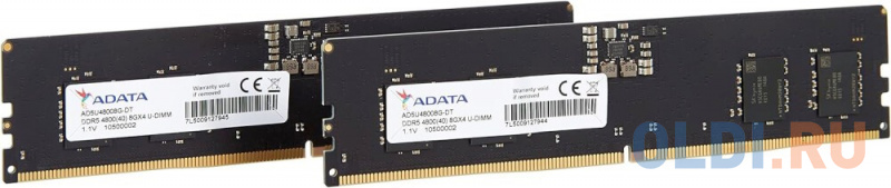 

Оперативная память для компьютера ADATA AD5U48008G-DT DIMM 16Gb DDR5 4800 MHz AD5U48008G-DT