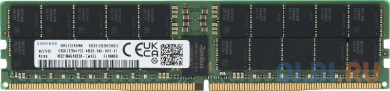 

Samsung DDR5 128GB RDIMM 4800MHz (4R x 4) ECC Reg 1.1V (M321RAGA0B20-CWK) 1 year, OEM