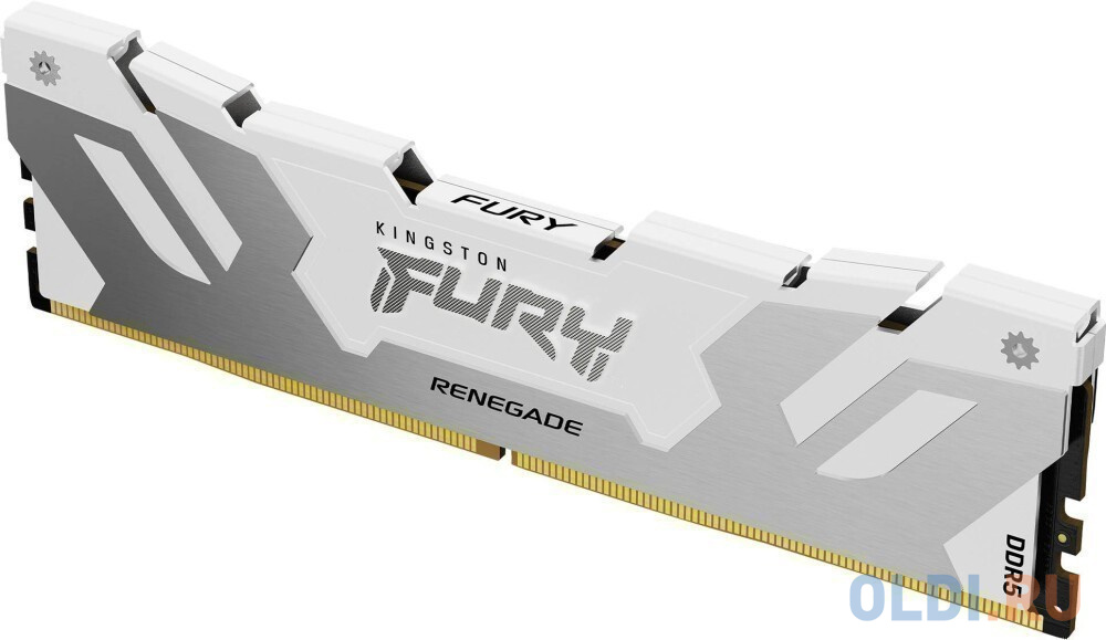 Оперативная память для компьютера Kingston Fury Renegade White DIMM 16Gb DDR5 8000 MHz KF580C38RW-16