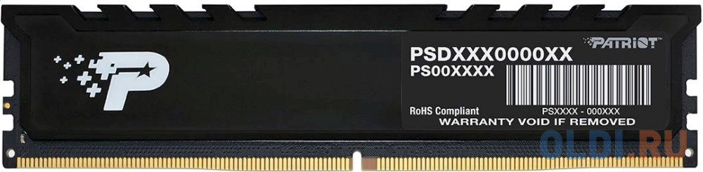 Оперативная память для компьютера Patriot Signature Premium DIMM 16Gb DDR5 5200 MHz PSP516G520081H1