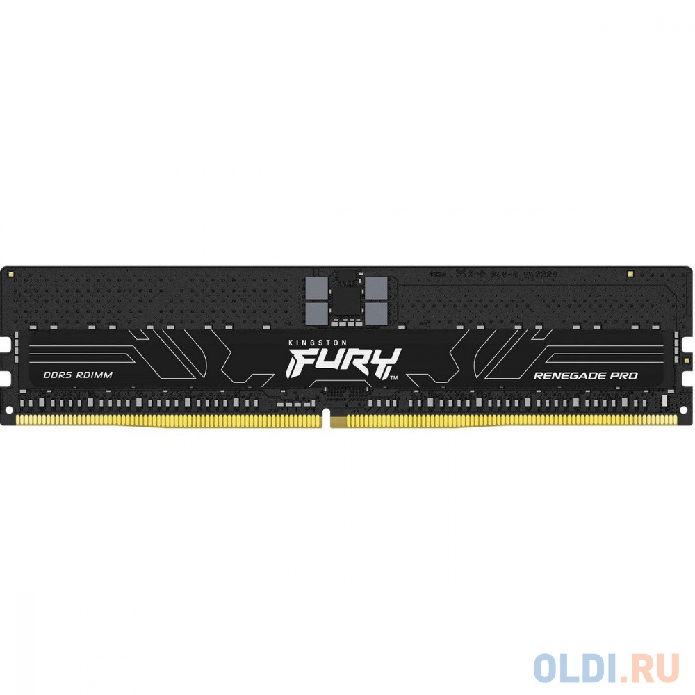 Модуль памяти Kingston 16GB DDR5 6000 FURY Renegade Pro RDIMM Black XMP ECC Registered DIMM (Single Module) 1RX8 32-38-38 1.35V 288-pin 16Gbit