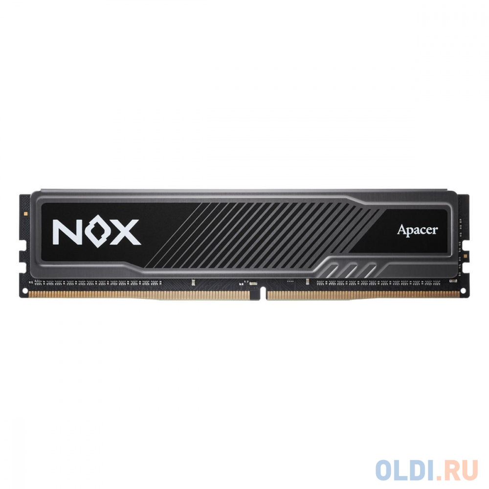 Оперативная память для компьютера Apacer NOX Black DIMM 8Gb DDR4 3200 MHz AH4U08G36C25YMBAA-1