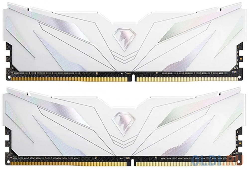 Оперативная память для компьютера Netac Shadow S White DIMM 16Gb DDR4 3200 MHz NTSSD4P32DP-16W - Shadow S White