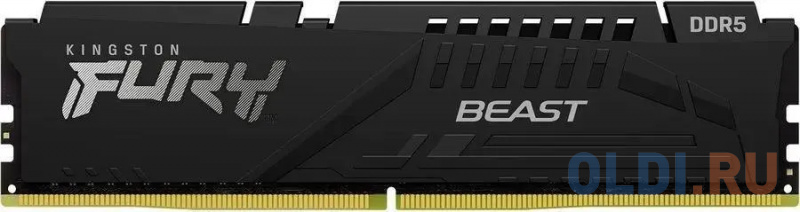 

Оперативная память для компьютера Kingston Fury Beast Black DIMM 32Gb DDR5 6000 MHz KF560C30BBE-32
