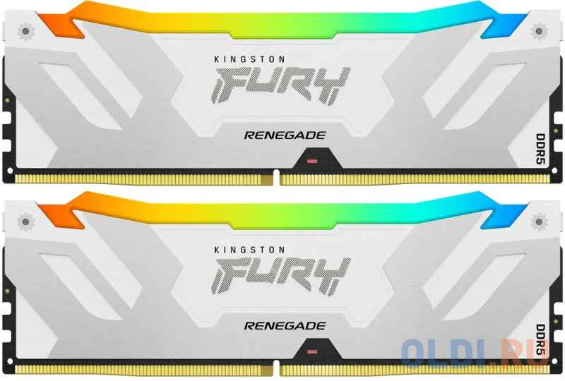 

Оперативная память для компьютера Kingston Fury Beast White RGB DIMM 32Gb DDR5 6000 MHz KF560C40BWAK2-32