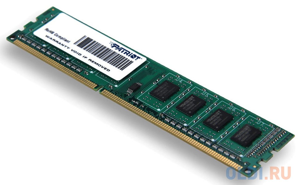 Оперативная память для компьютера Patriot Signature DIMM 4Gb DDR3 1600 MHz PSD34G16002