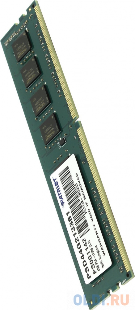 Оперативная память для компьютера Patriot PSD44G213381 DIMM 4Gb DDR4 2133MHz - фото 2