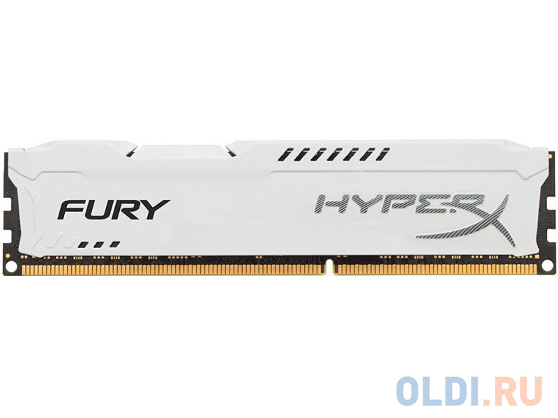 

Оперативная память для компьютера Kingston HX313C9FW/4 HyperX FURY White Series DIMM 4Gb DDR3 1333MHz
