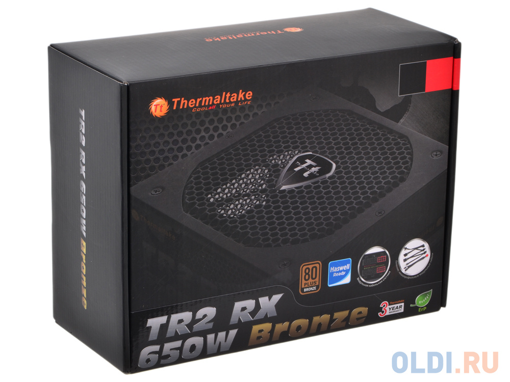 Обзор блока питания thermaltake tr2 rx 650w