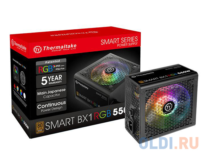 Блок питания Thermaltake Smart BX1 RGB 550 Вт Блок питания Thermaltake Smart BX1 RGB 550 Вт фото