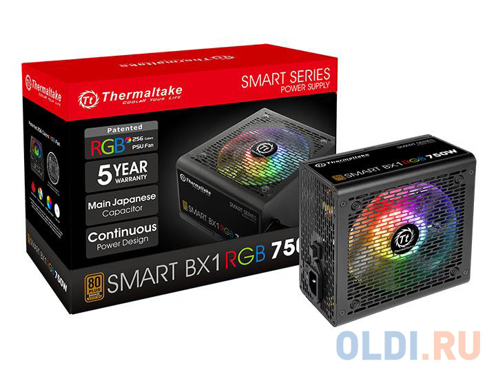 Блок питания Thermaltake Smart BX1 RGB 750 Вт Блок питания Thermaltake Smart BX1 RGB 750 Вт фото