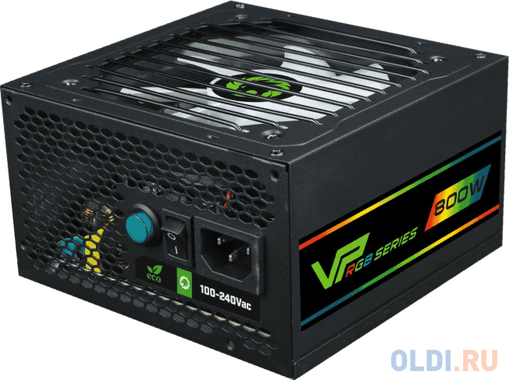 Блок питания GameMax VP-800-RGB-MODULAR 800 Вт фото