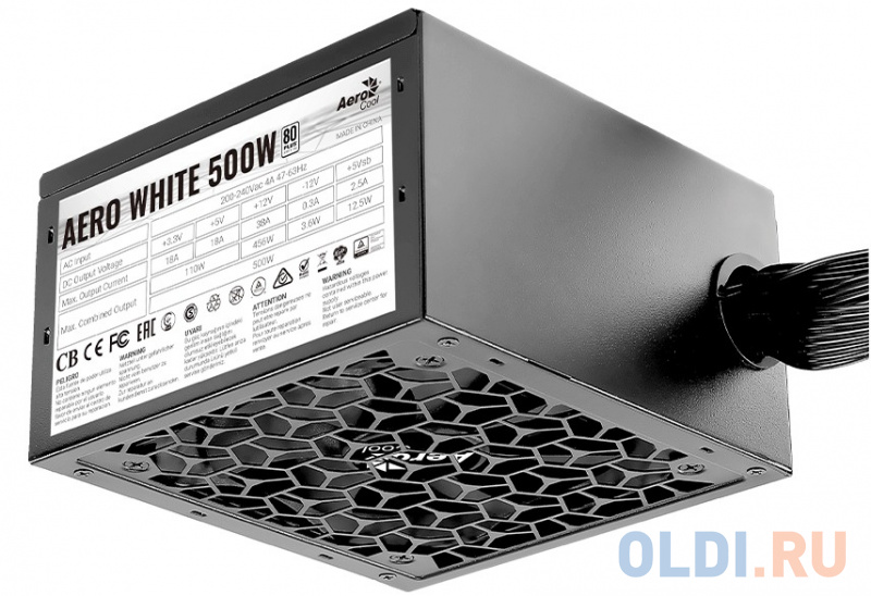 

Блок питания Aerocool AERO WHITE 500 500 Вт