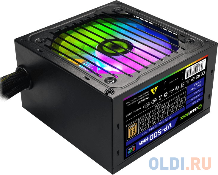 

Блок питания GameMax VP-500-RGB 500 Вт