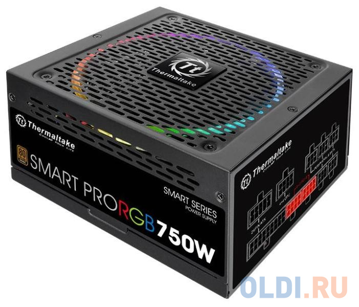 Блок питания Thermaltake Smart Pro RGB 750 Вт блок питания thermaltake ps spr 0600nhsawe 1 600 вт