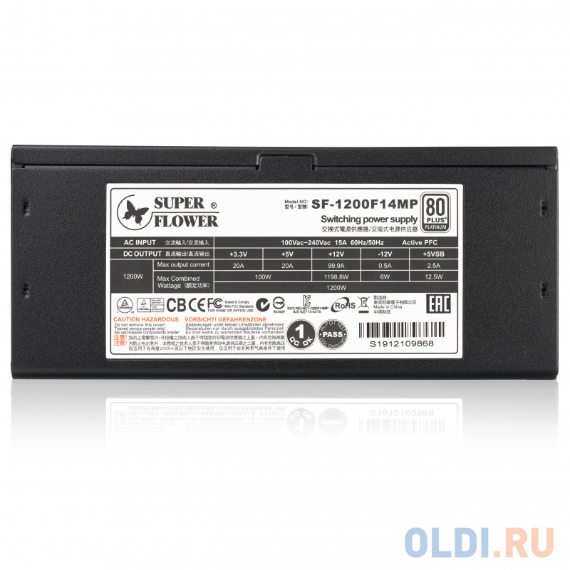 Блок питания Super Flower Leadex Platinum 1200 Вт Блок питания Super Flower Leadex Platinum 1200 Вт фото