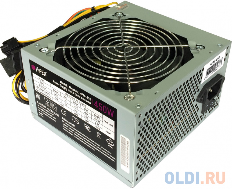 Блок питания HIPER HPM-450 (OEM)  450W фото