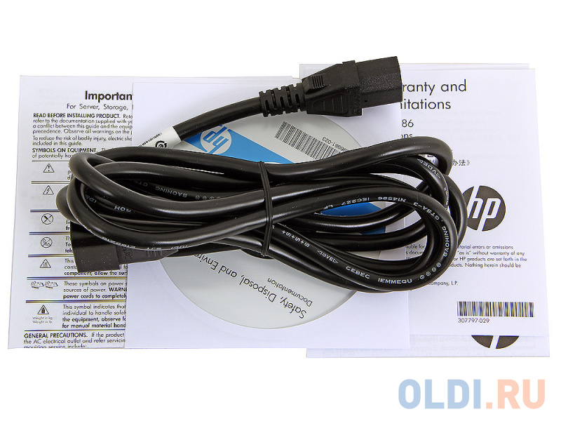 Блок питания HP Hot Plug Redundant Power Supply 460W Option Kit for 160G6/180G6/320G6/360G6/370G6/380G6/385G5pG6/350G6/370G6 [503296-B21] фото