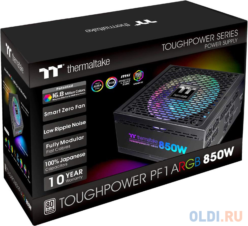 

Блок питания Thermaltake Toughpower PF1 ARGB 850 Вт