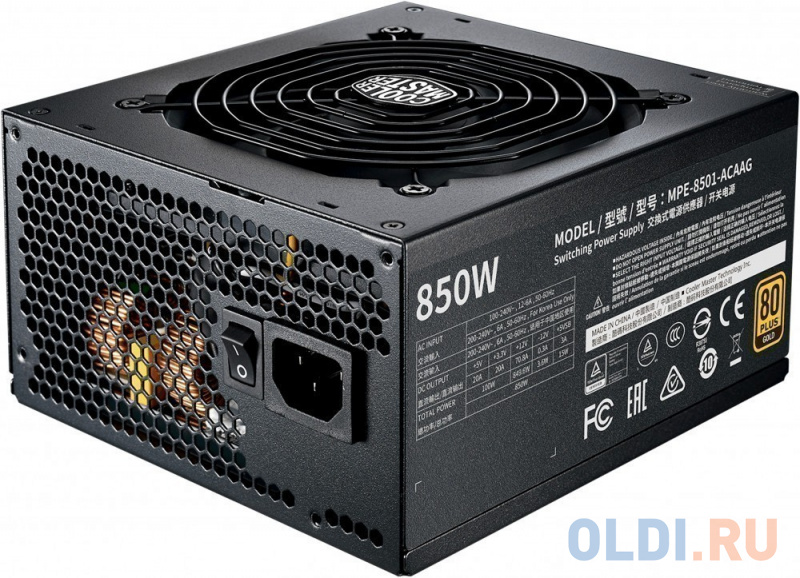 Блок питания Cooler Master MWE Gold V2 850 Вт Блок питания Cooler Master MWE Gold V2 850 Вт фото