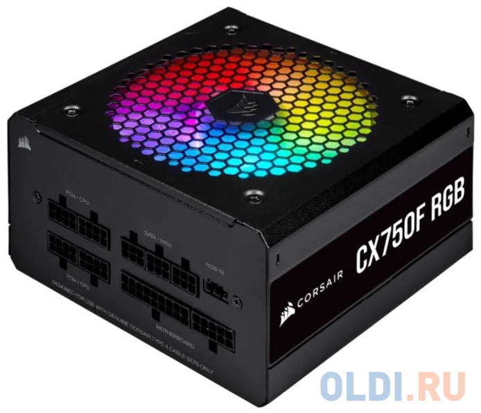Блок питания Corsair CX750F RGB 750 Вт