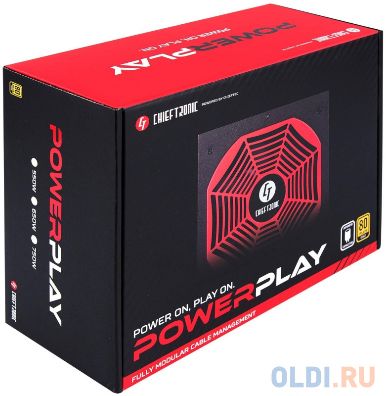 Блок питания Chieftec GPU-750FC 750 Вт фото