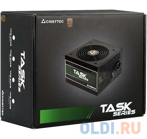 Блок питания 600W Chieftec Task Retail (ATX 2.3, 600W, 80+ BRONZE, APFC, 120mm fan) (TPS-600S) фото