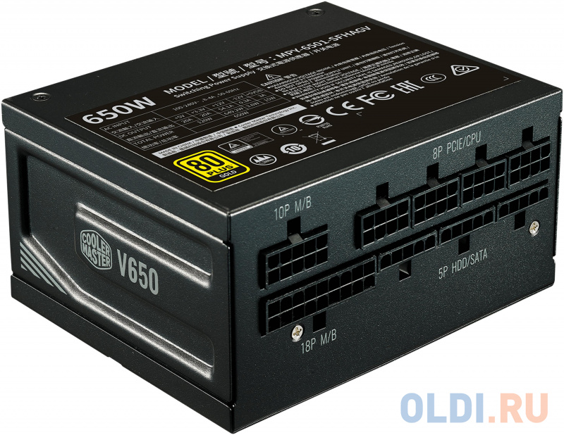 

V SFX Gold 650 MPY-6501-SFHAGV-EU 650W 80 Plus Gold, полностью модульный