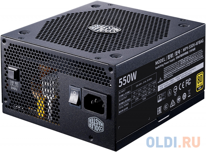 

Блок питания Cooler Master MPY-550V-AFBAG-EU 550 Вт