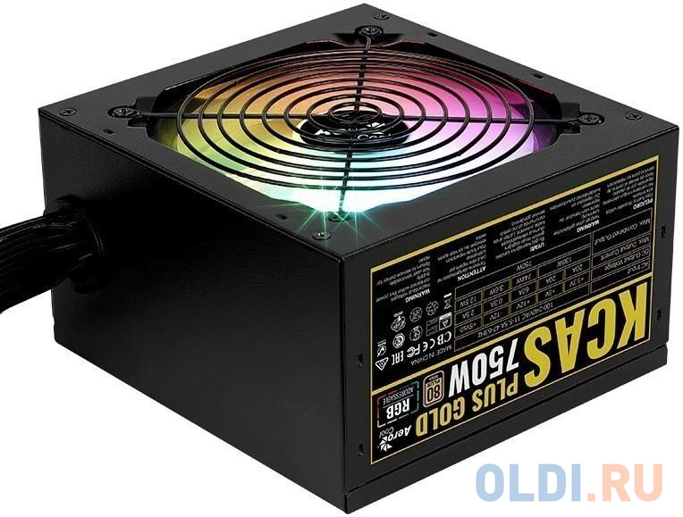 Блок питания Aerocool KCAS PLUS GOLD 750 750 Вт фото