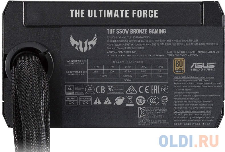 TUF-550B-GAMING /PSU, CE+UK RTL {6} фото