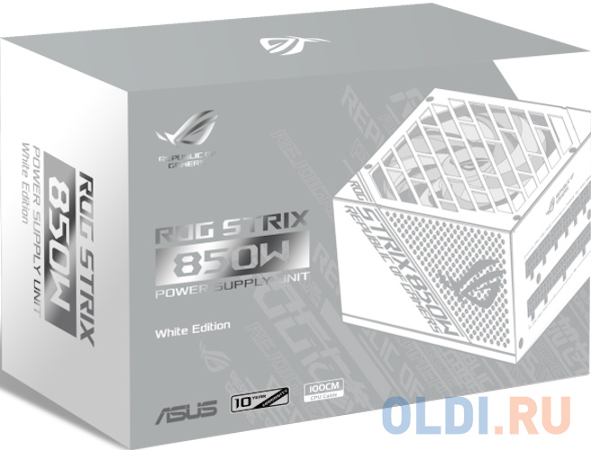 ROG-STRIX-850G(W)-WHITE /PSU,CE+UK RTL {5} фото