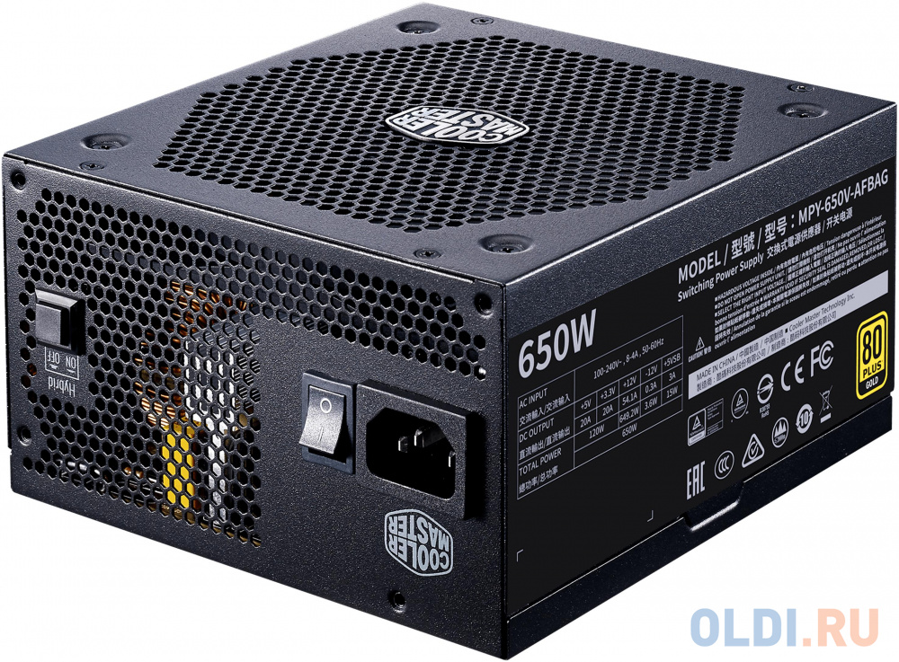 Блок питания ATX 650W MPY-650V-AFBAG COOLER MASTER от OLDI