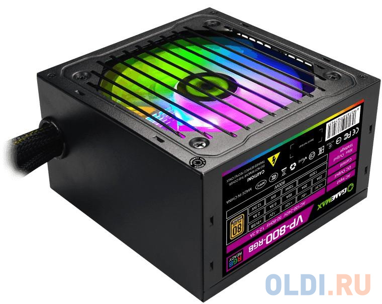 Блок питания GameMax VP-800-RGB 800 Вт