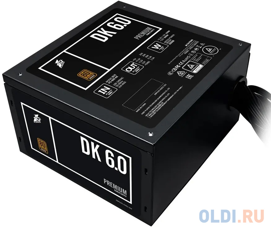 Блок питания 1stPlayer DK PREMIUM PS-600AX 600 Вт фото