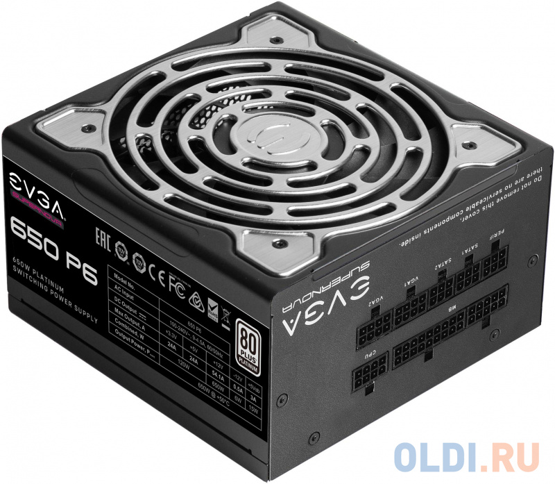 

P6 650 220-P6-0650-X2 , 650W, 80 Plus Platinum, полностью модульный {5} 220-P6-0650-X2 (440242)