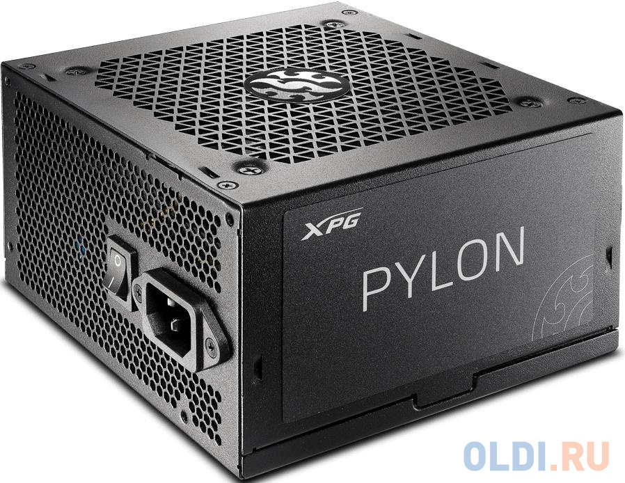 Игровой блок питания XPG PYLON550B-BLACKCOLOR Игровой блок питания чёрный (550 Вт, PCIe-2шт, ATX v2.31, Active PFC, 120mm Fan, 80 Plus Bronze)