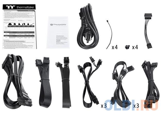 Блок питания Thermaltake Toughpower GF1 1000 Вт PS-TPD-1000FNFAGE-1 фото