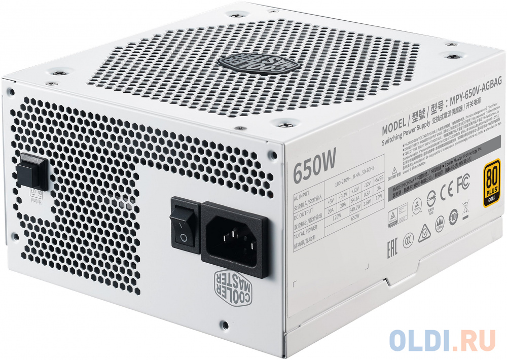 Блок питания Cooler Master MPY-650V-AGBAG 650 Вт cooler master masterliquid ml240l v2 rgb white edition